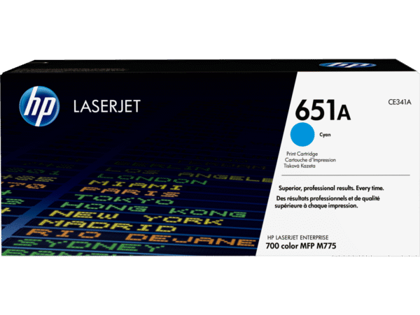تونر HP LaserJet 651A سماوي