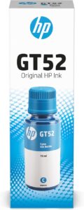 HP GT52 Cyan Original Ink Cartridge (M0H54AE)