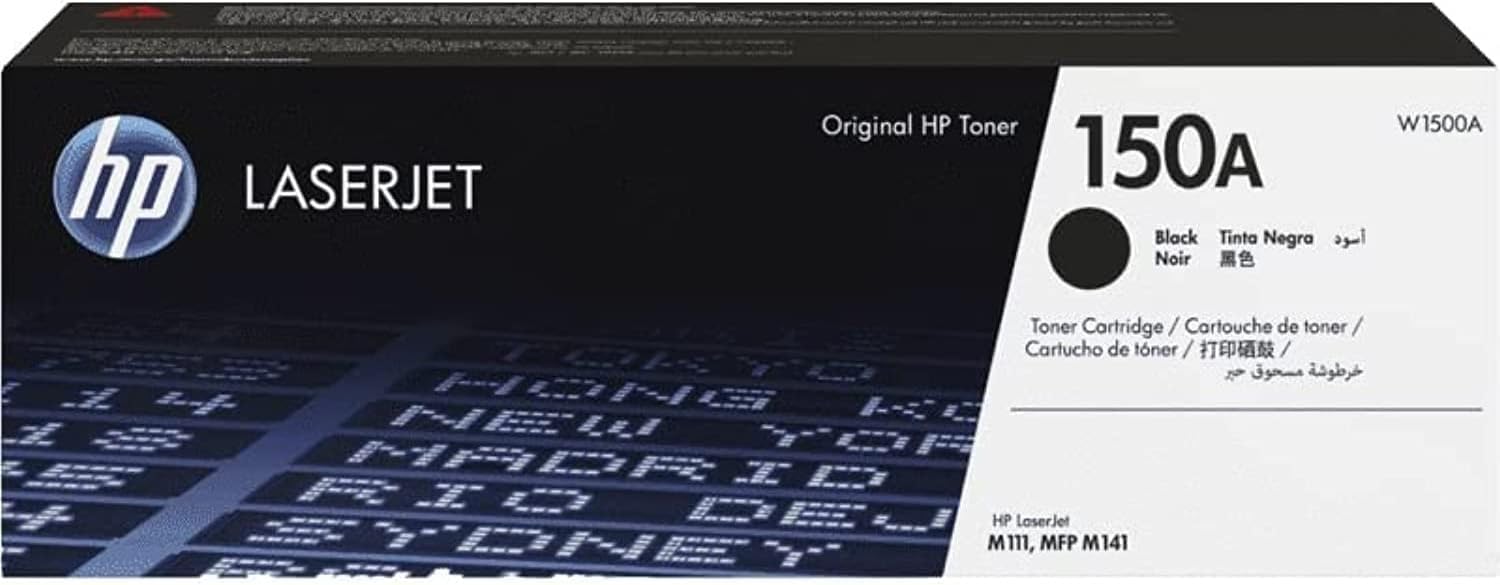 HP 150A Black Original LaserJet Toner Cartridge, Standard Capacity