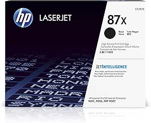 HP 87X (CF287X ) High Yield Original LaserJet Toner Cartridge, Black